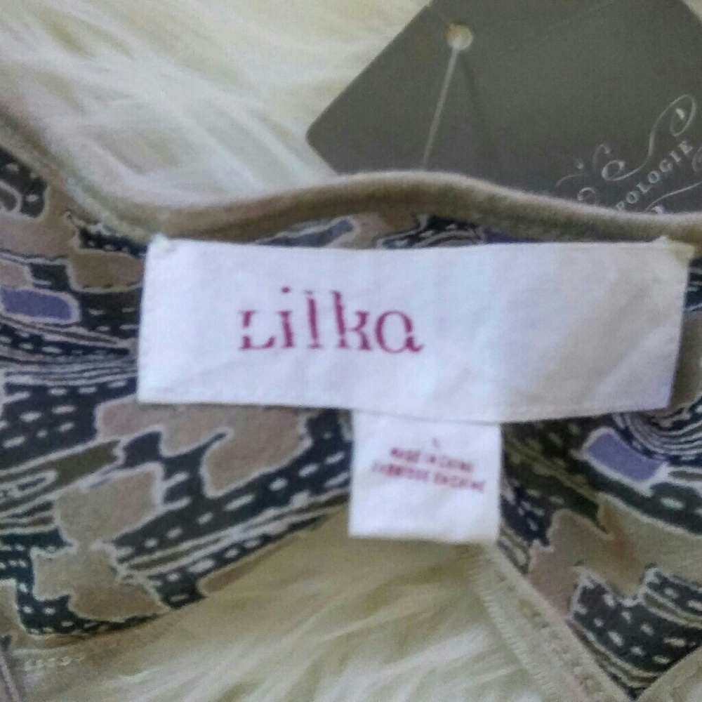 Anthropologie Blaise Silk Top Size S - Picture 3 of 5